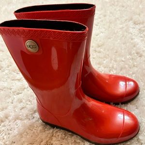 Women’s UGG Red Rainboots